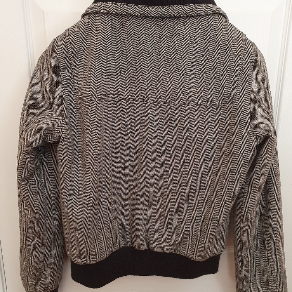 Forever 21 bomber jacket Grey size medium - Picture 3 of 5